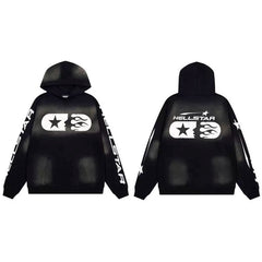 Hellstar Star Logo Graphic Hoodie